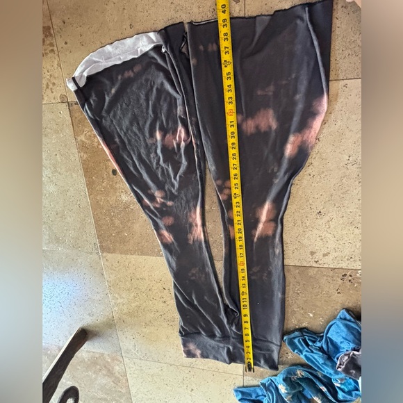 Teeki Bells original full length bellbottoms bellbottom tie dye flare pants s - Picture 2 of 2